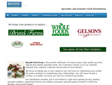 Tablet Screenshot of baysidefood.com